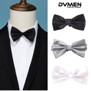 Nơ Đeo Cổ Cho Nam Trơn Đơn Giản Tinh Tế Dùng Cho Chú Rể, MC, Sự Kiện